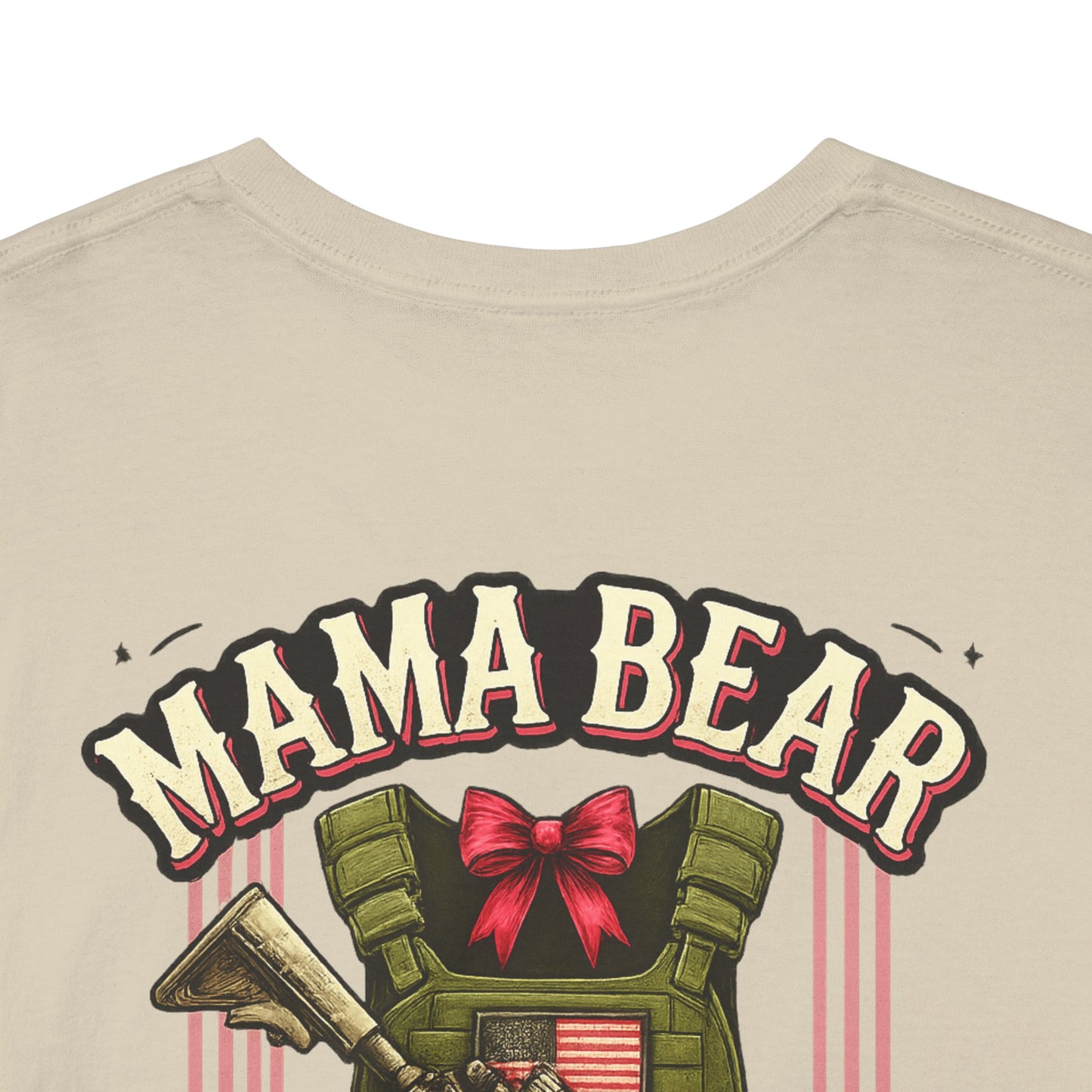 Mama Bear is her own first responder (Front + Back Design)