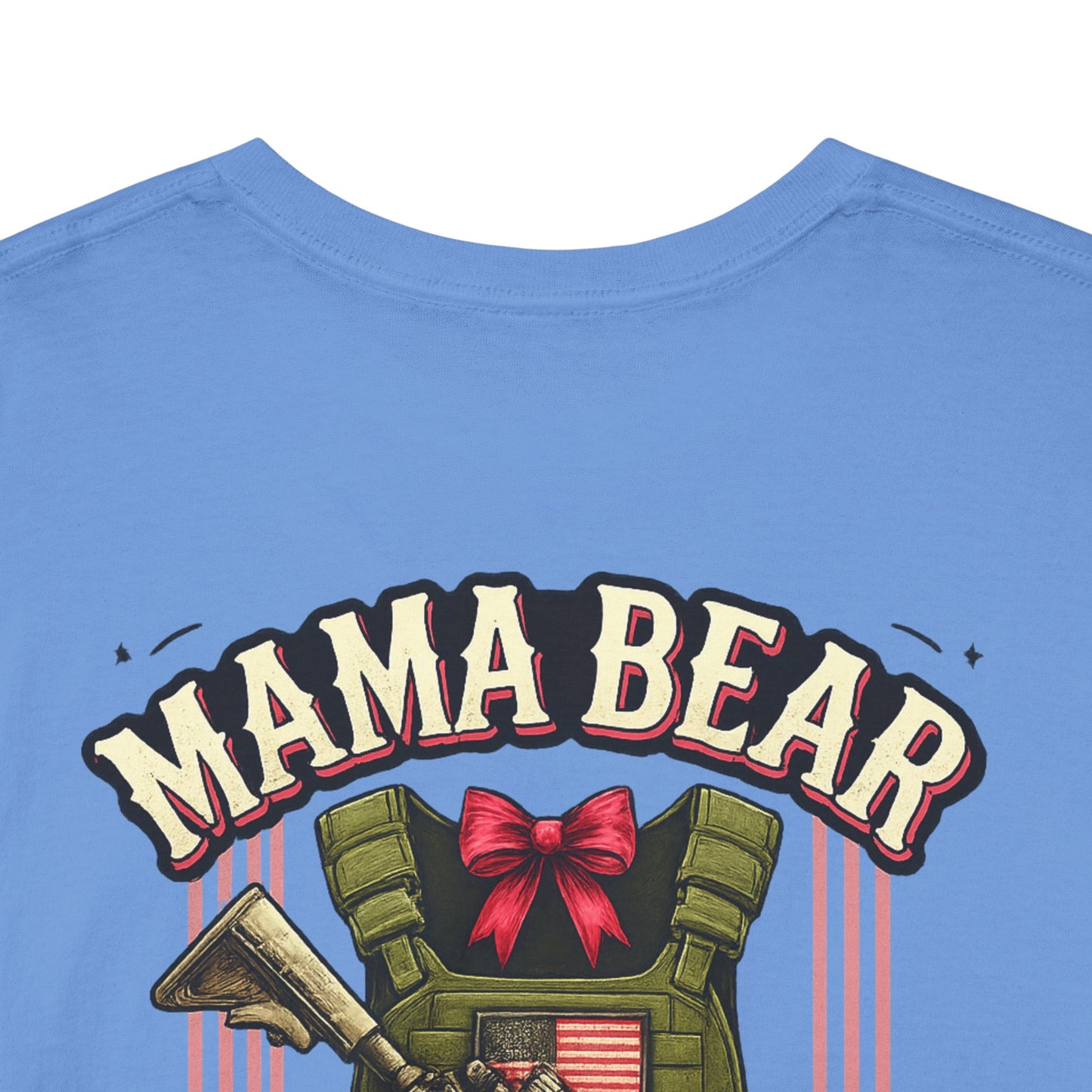 Mama Bear is her own first responder (Front + Back Design)