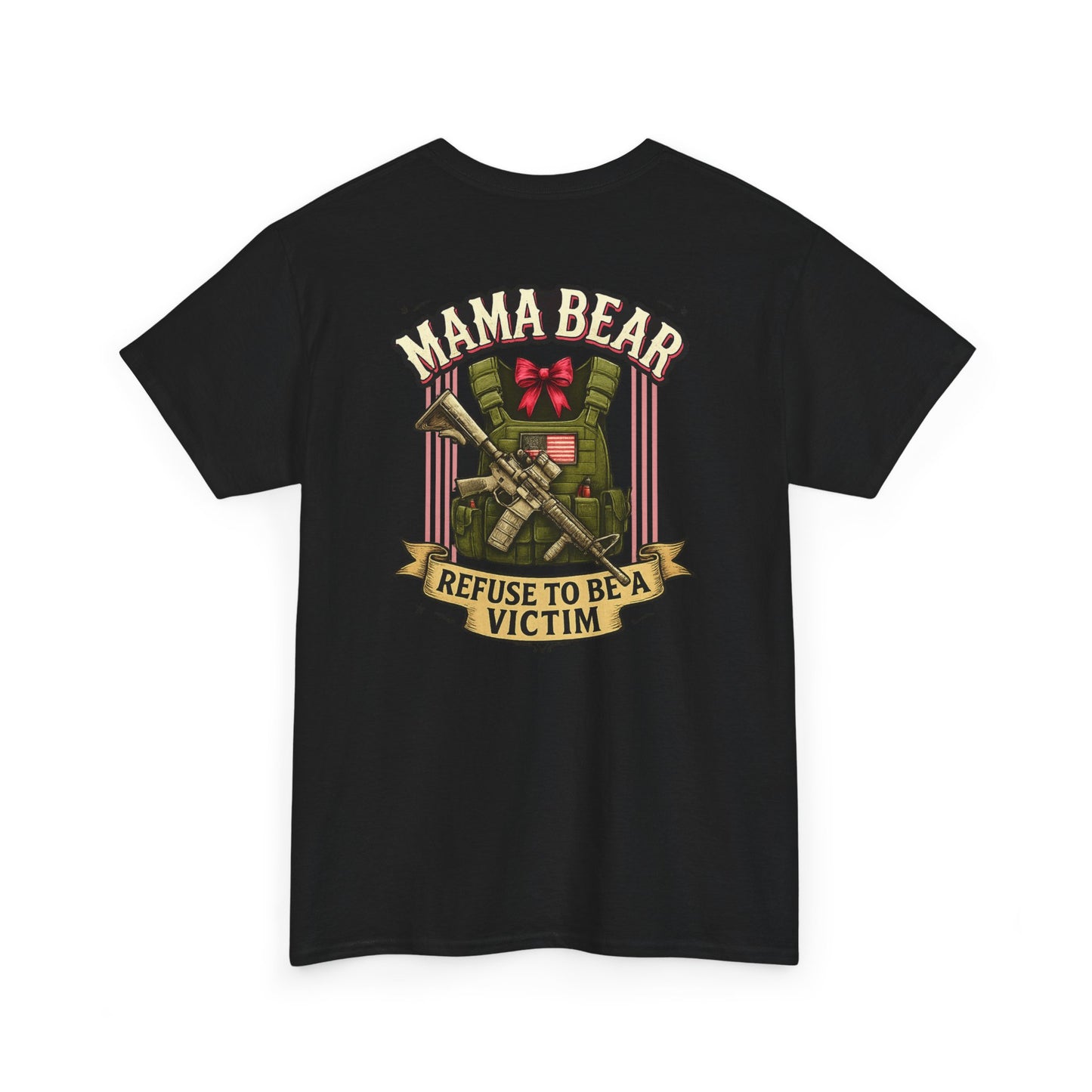 Mama Bear is her own first responder (Front + Back Design)
