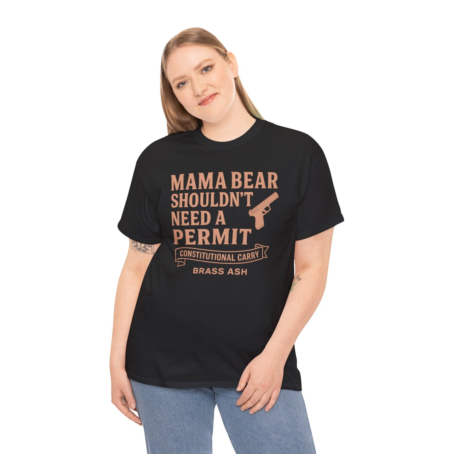 Copy of “Mamma Bear — She shouldn't need a permit to protect her family, design is a statement piece for women who take their safety seriously and stand strong for their families.