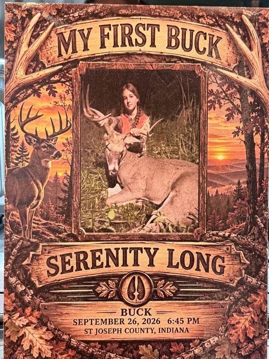 Custom memory wall hanger.