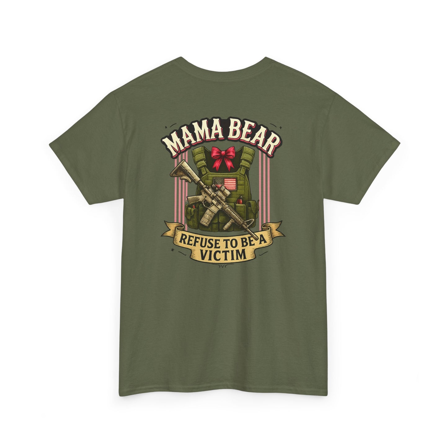 Mama Bear is her own first responder (Front + Back Design)
