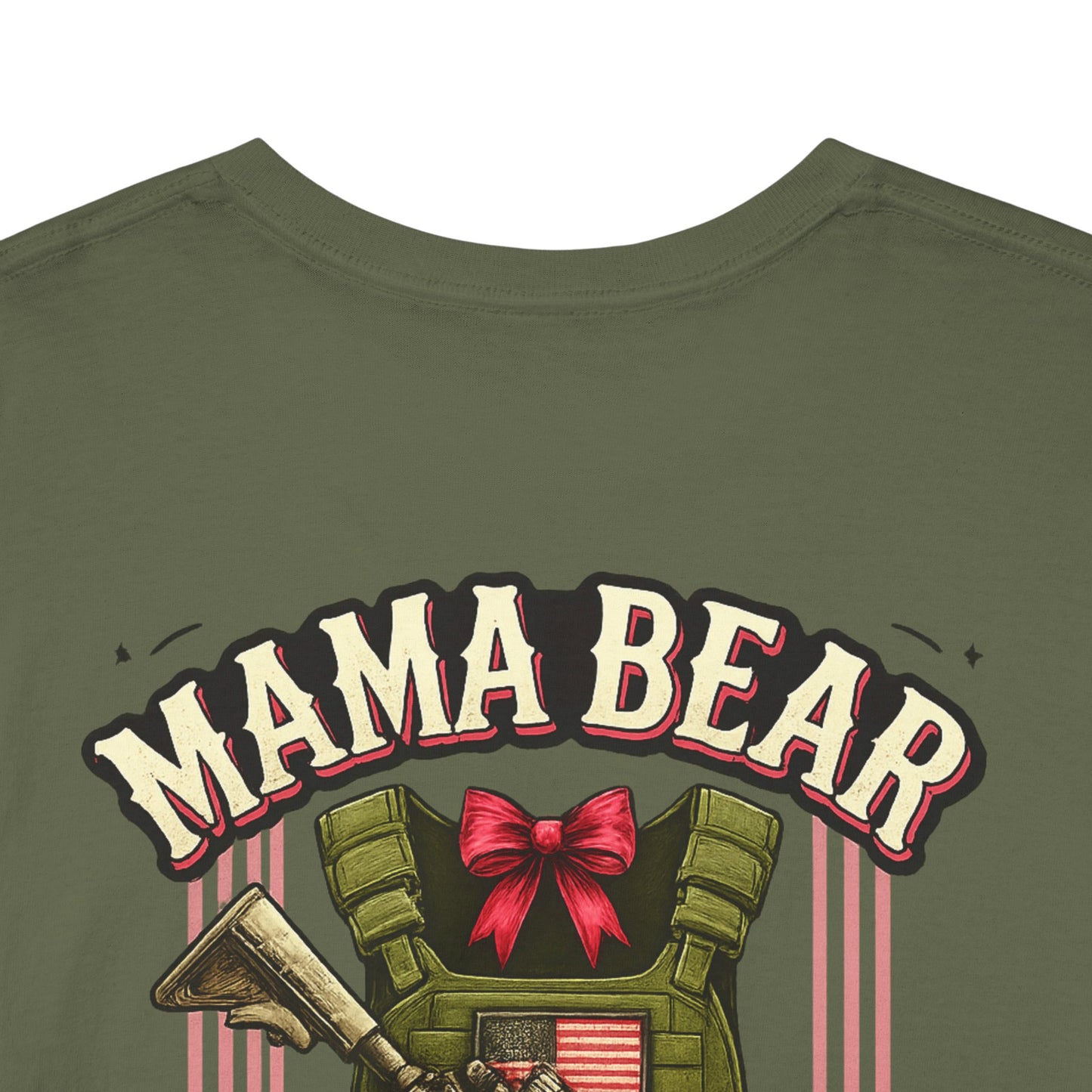 Mama Bear is her own first responder (Front + Back Design)