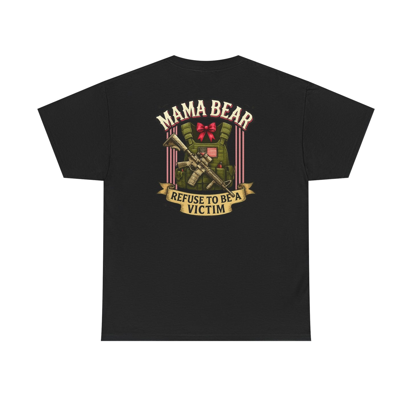 Mama Bear is her own first responder (Front + Back Design)
