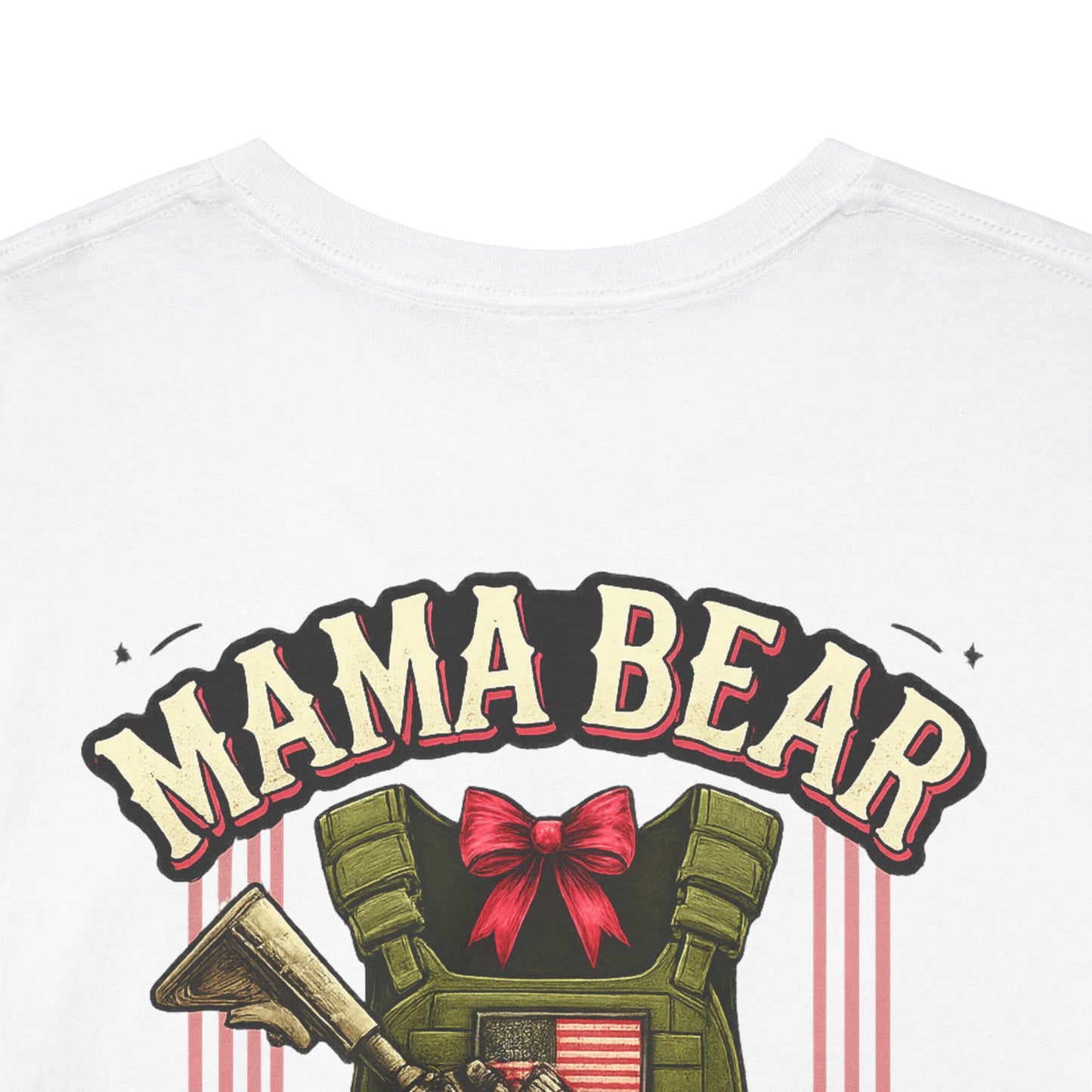 Mama Bear is her own first responder (Front + Back Design)