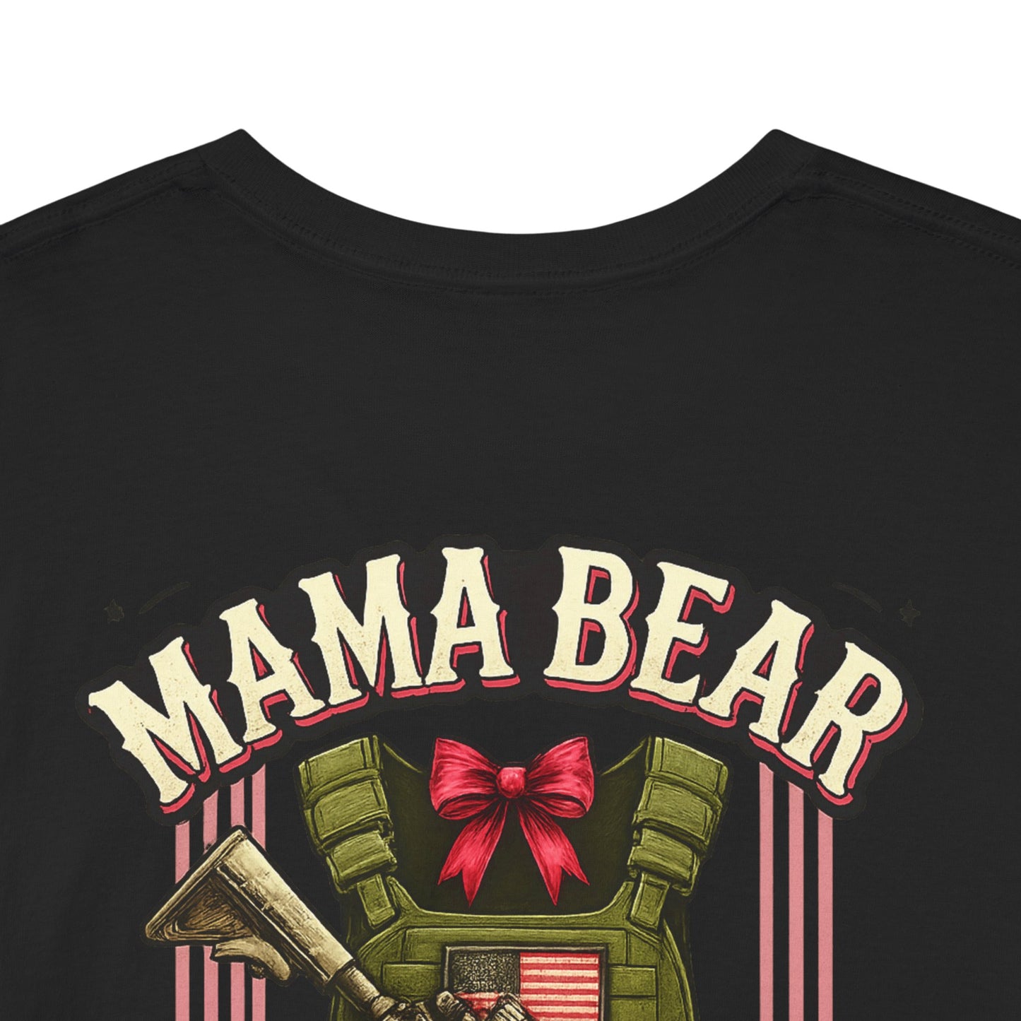 Mama Bear is her own first responder (Front + Back Design)
