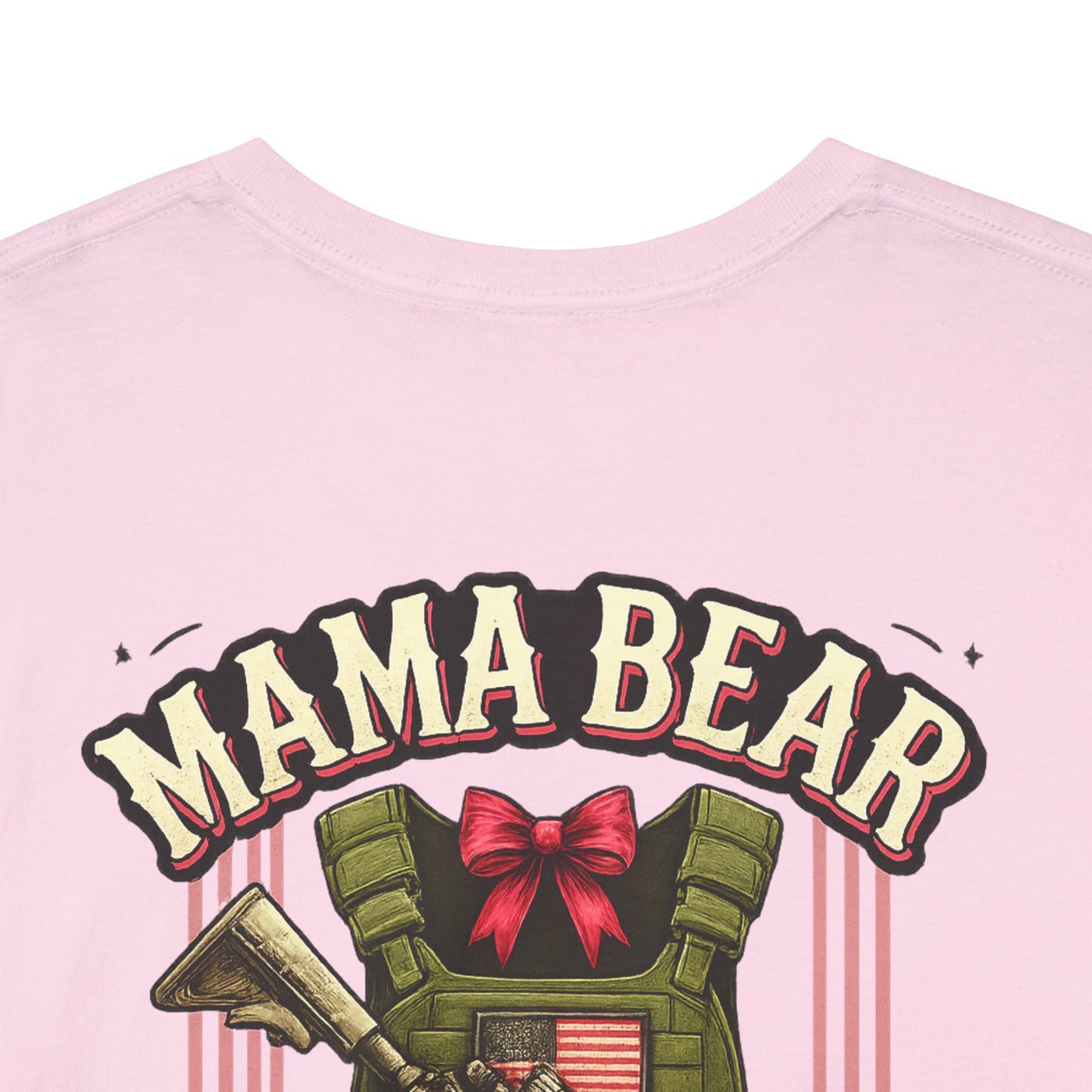 Mama Bear is her own first responder (Front + Back Design)