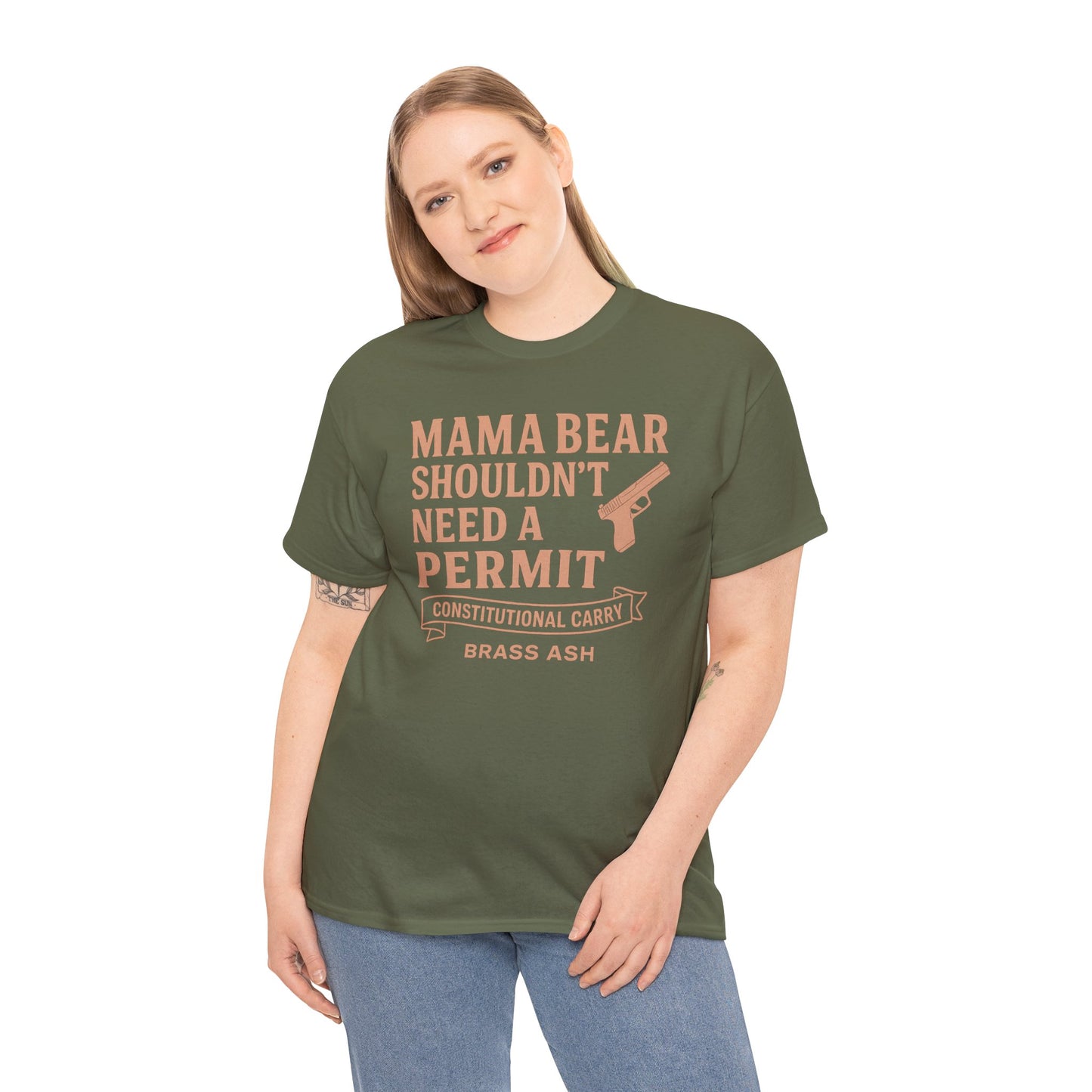 Copy of “Mamma Bear — She shouldn't need a permit to protect her family, design is a statement piece for women who take their safety seriously and stand strong for their families.