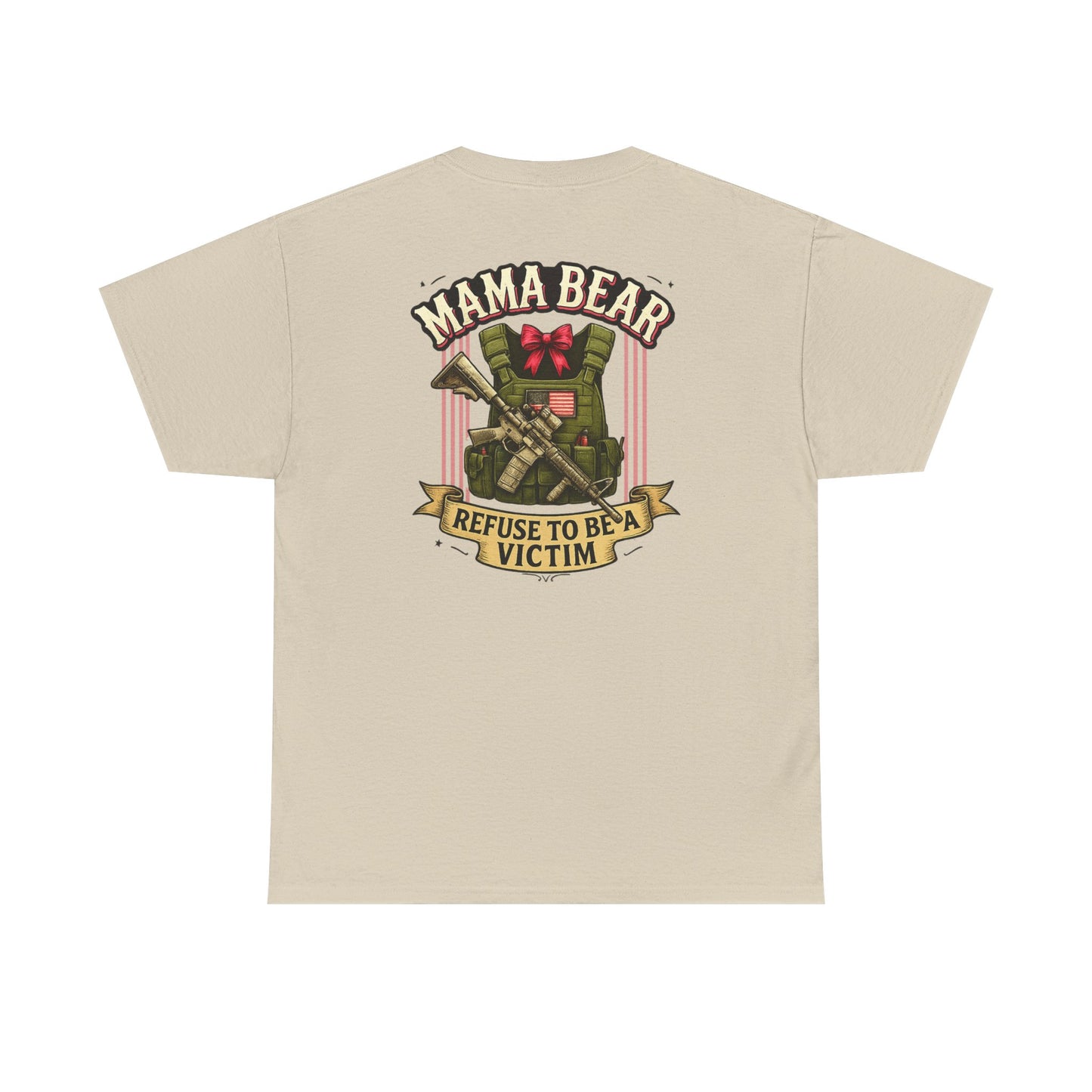 Mama Bear is her own first responder (Front + Back Design)