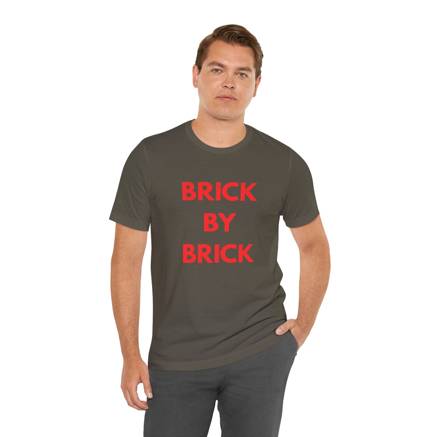 'Brick By Brick' Bella Canvas 3100