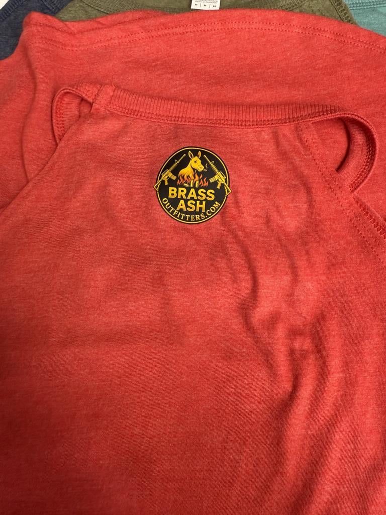 Brass Ash Outfitters Ladies Patriotic Rose Tank (pistol)